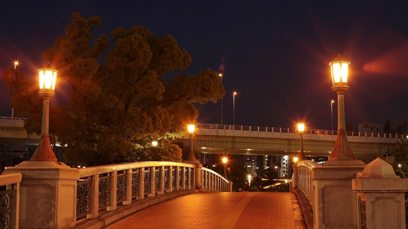 Canon EF 50mm F1.8 II sample photo. Japan, osaka, bridge photography