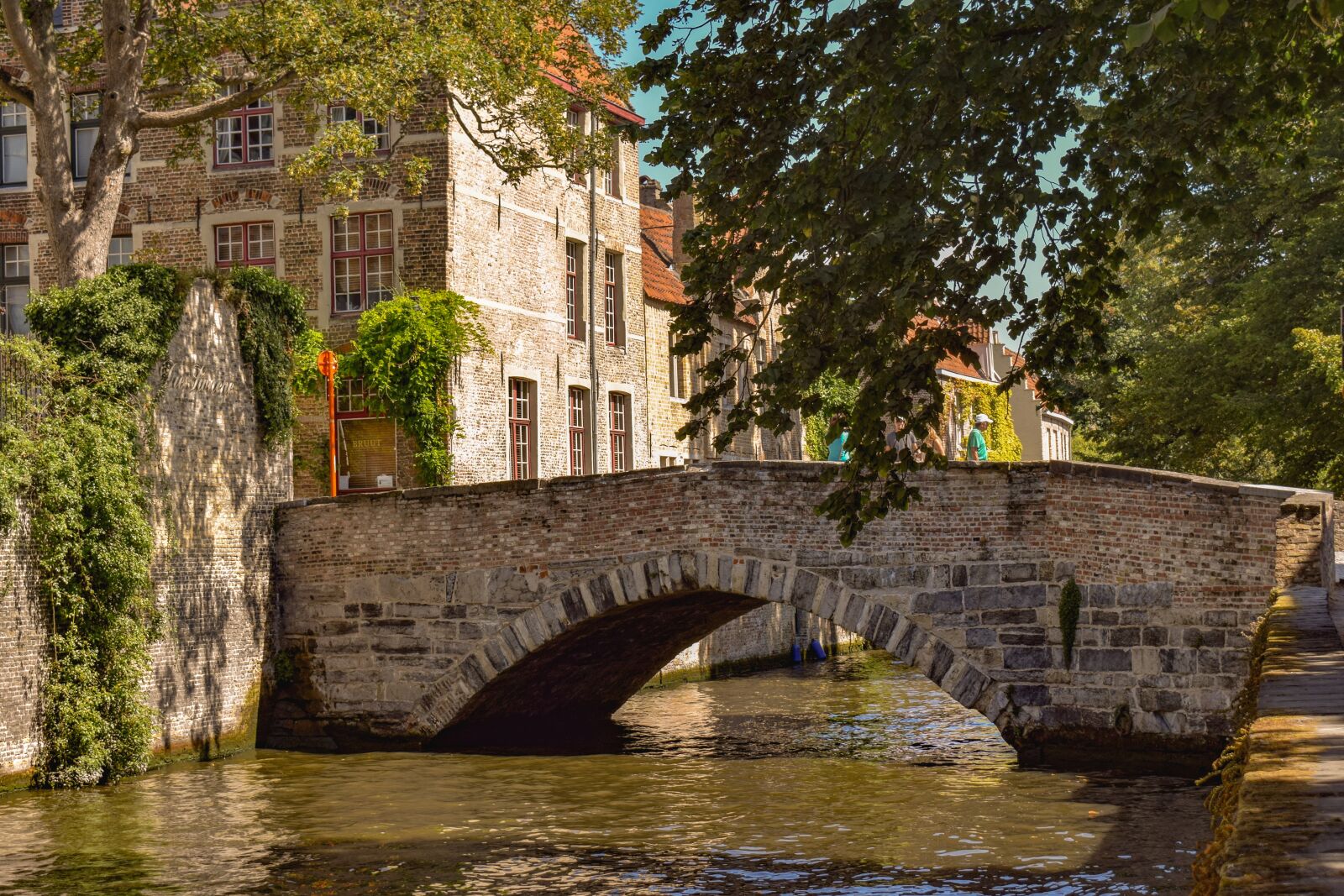 Nikon D3300 sample photo. Belgium, brugge, canal photography
