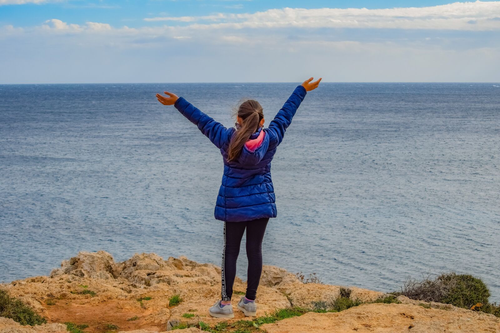 Nikon D3300 sample photo. Girl, kid, sea photography