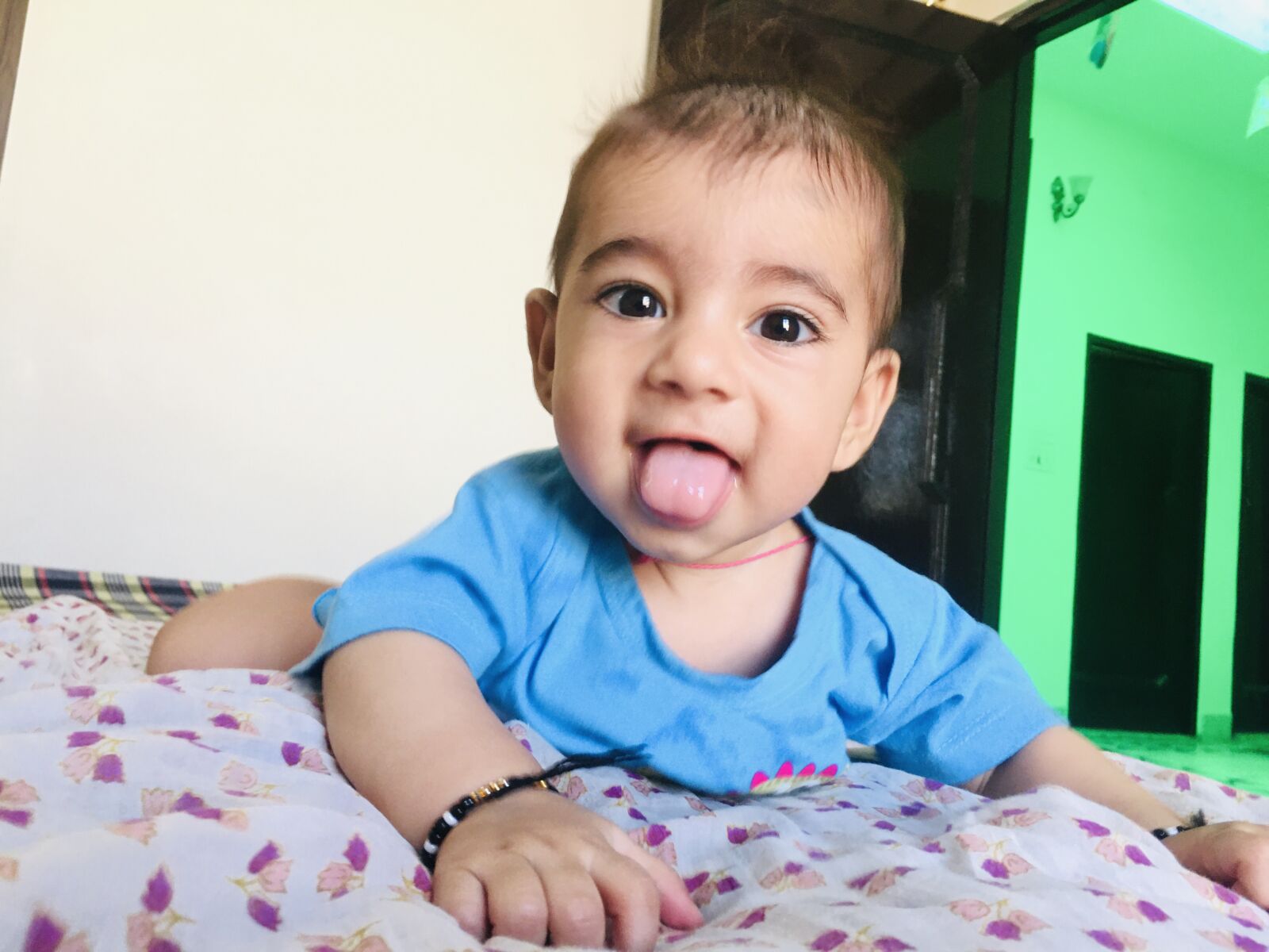 iPhone 6s Plus back camera 4.15mm f/2.2 sample photo. Manveer sidhu, cute baby photography