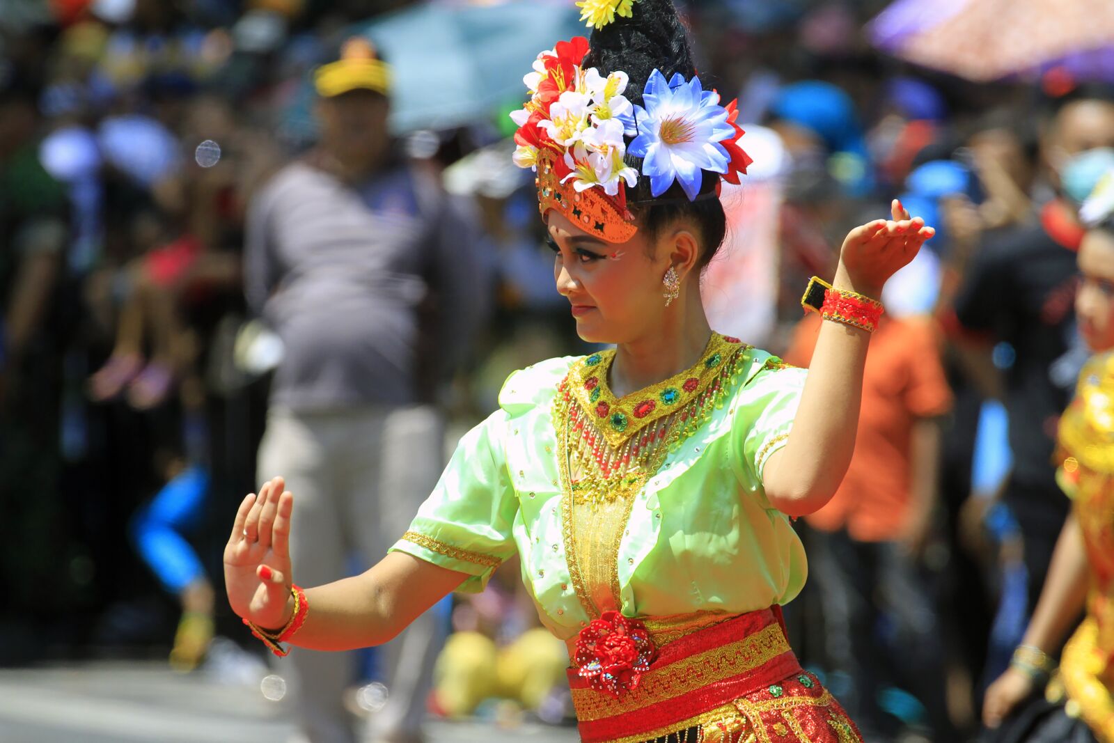 Canon EOS 7D sample photo. Dance, traditional, indonesian photography