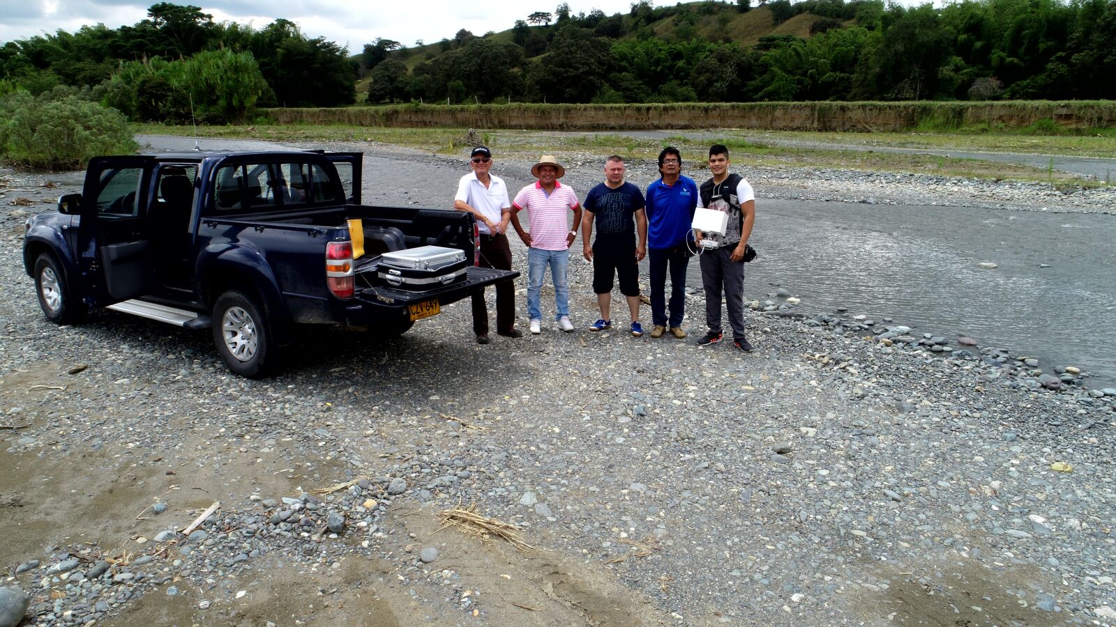 DJI FC6310 sample photo. River, bugalagrande, valle del photography