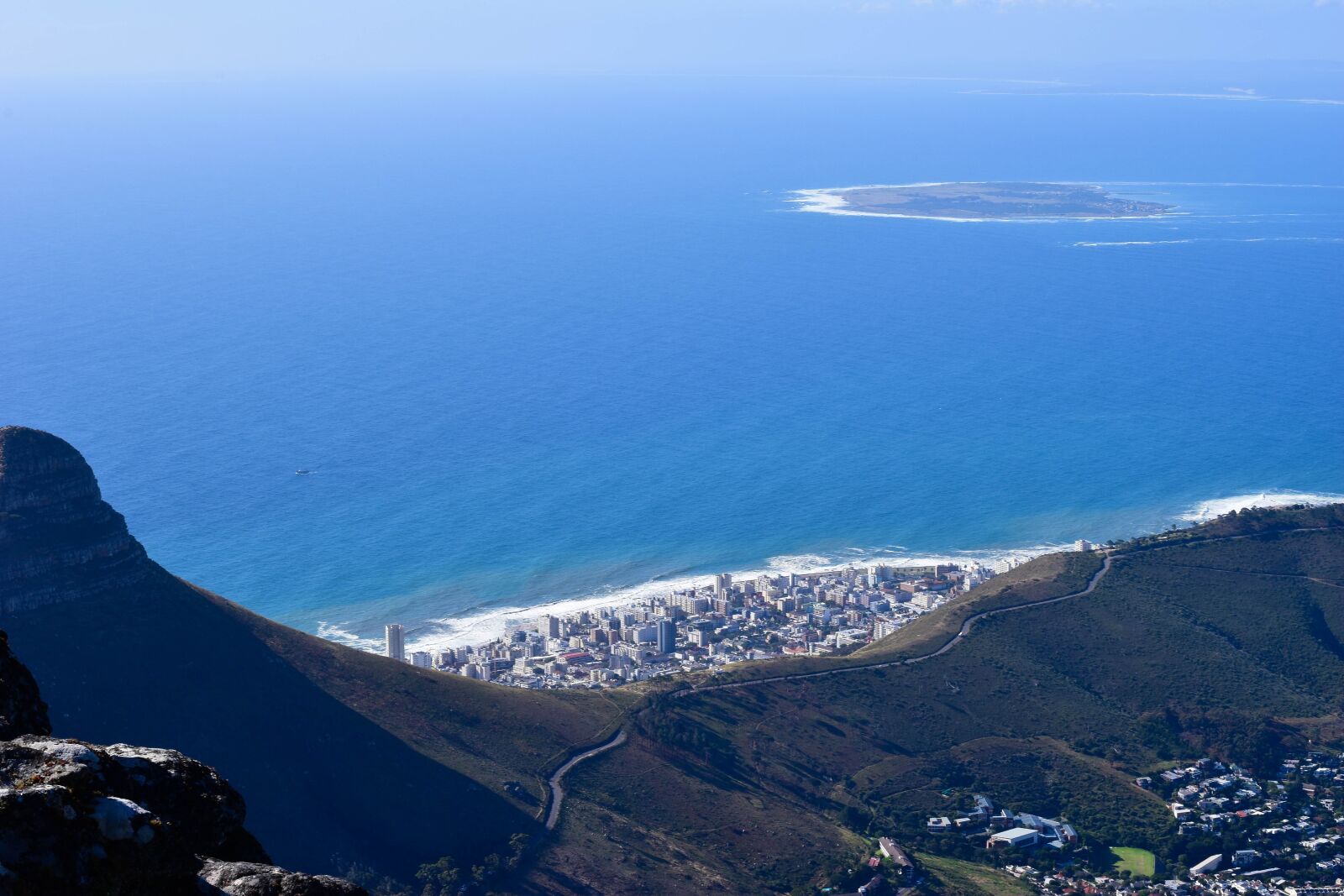 Nikon D5500 sample photo. Aerial from table mountain photography