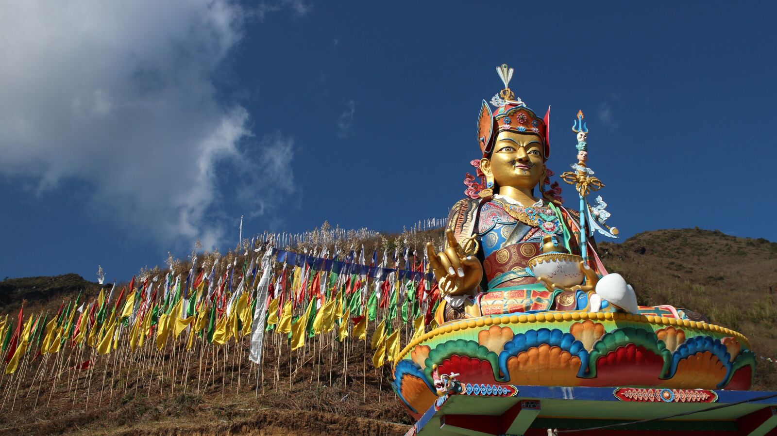 Canon EOS M + Canon EF-M 18-55mm F3.5-5.6 IS STM sample photo. Himalaya, mountains, buddha photography