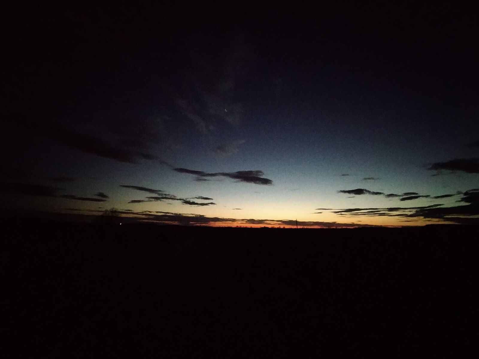 Xiaomi Redmi Note 8 sample photo. Sky, night, sunset photography