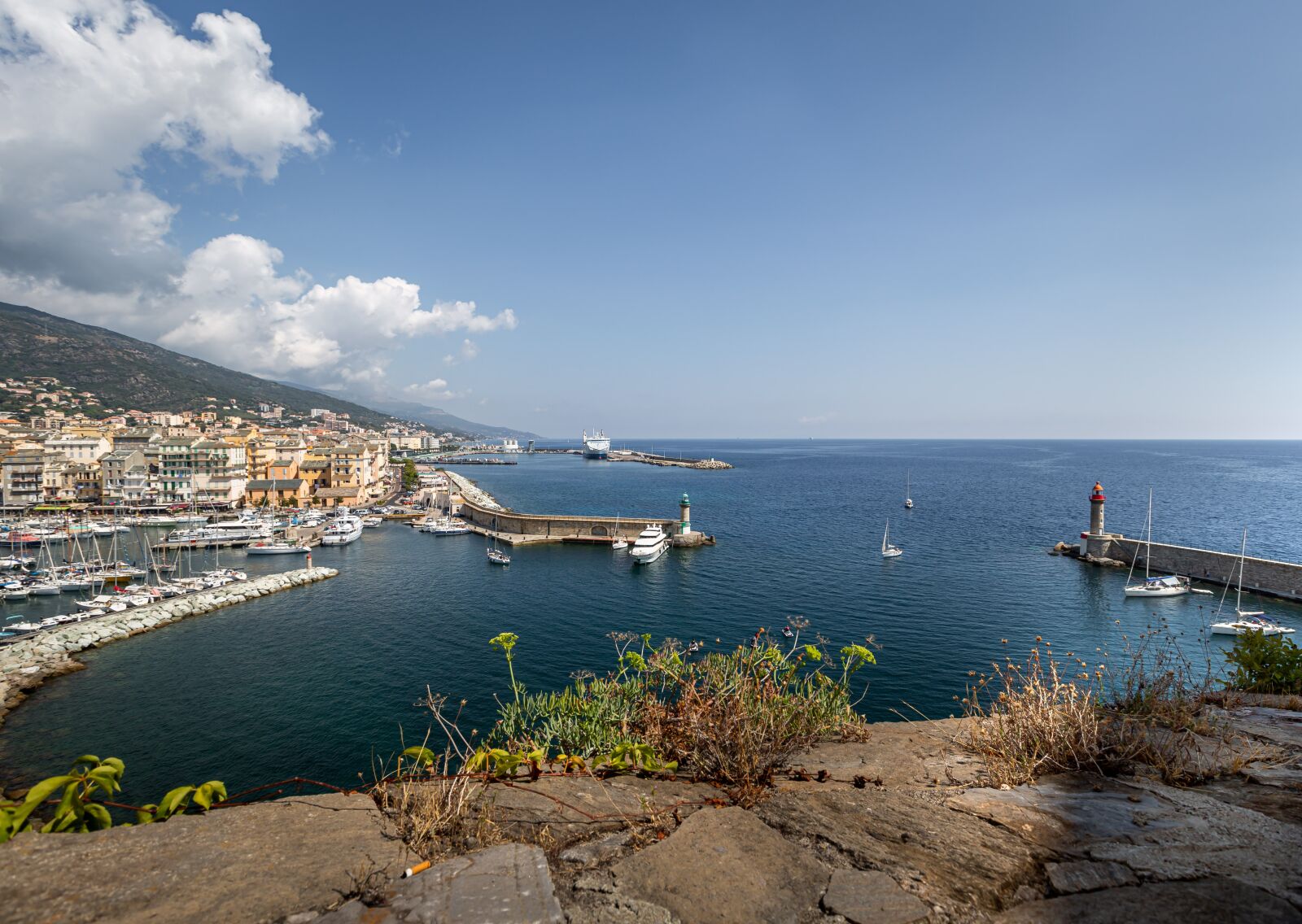 Canon EF 16-35mm F2.8L II USM sample photo. Bastia, corsican, sea photography