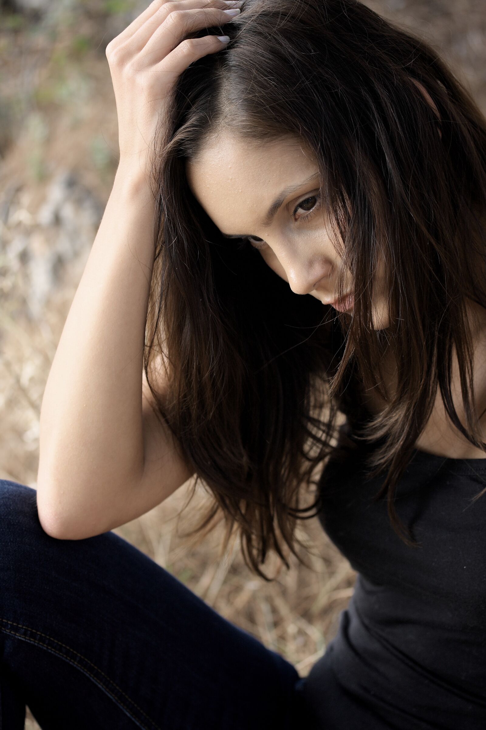 Canon EOS 40D sample photo. Woman, model, considerate photography
