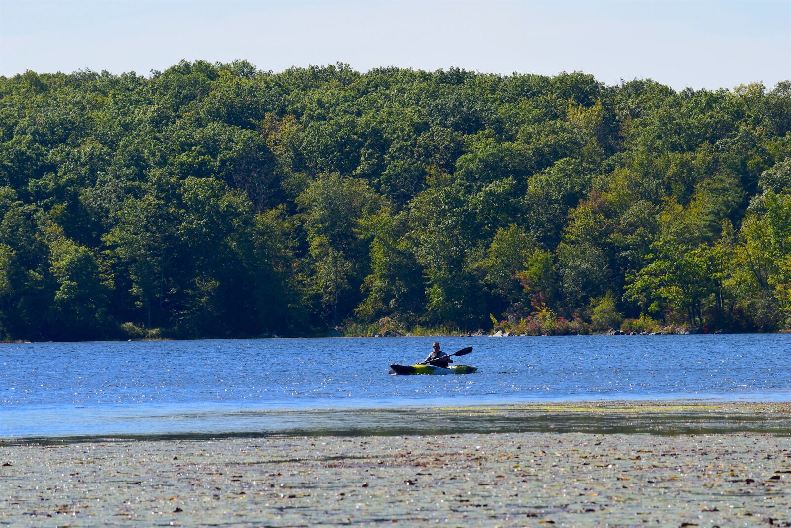 Nikon D3300 sample photo. Lake, kayak, water photography