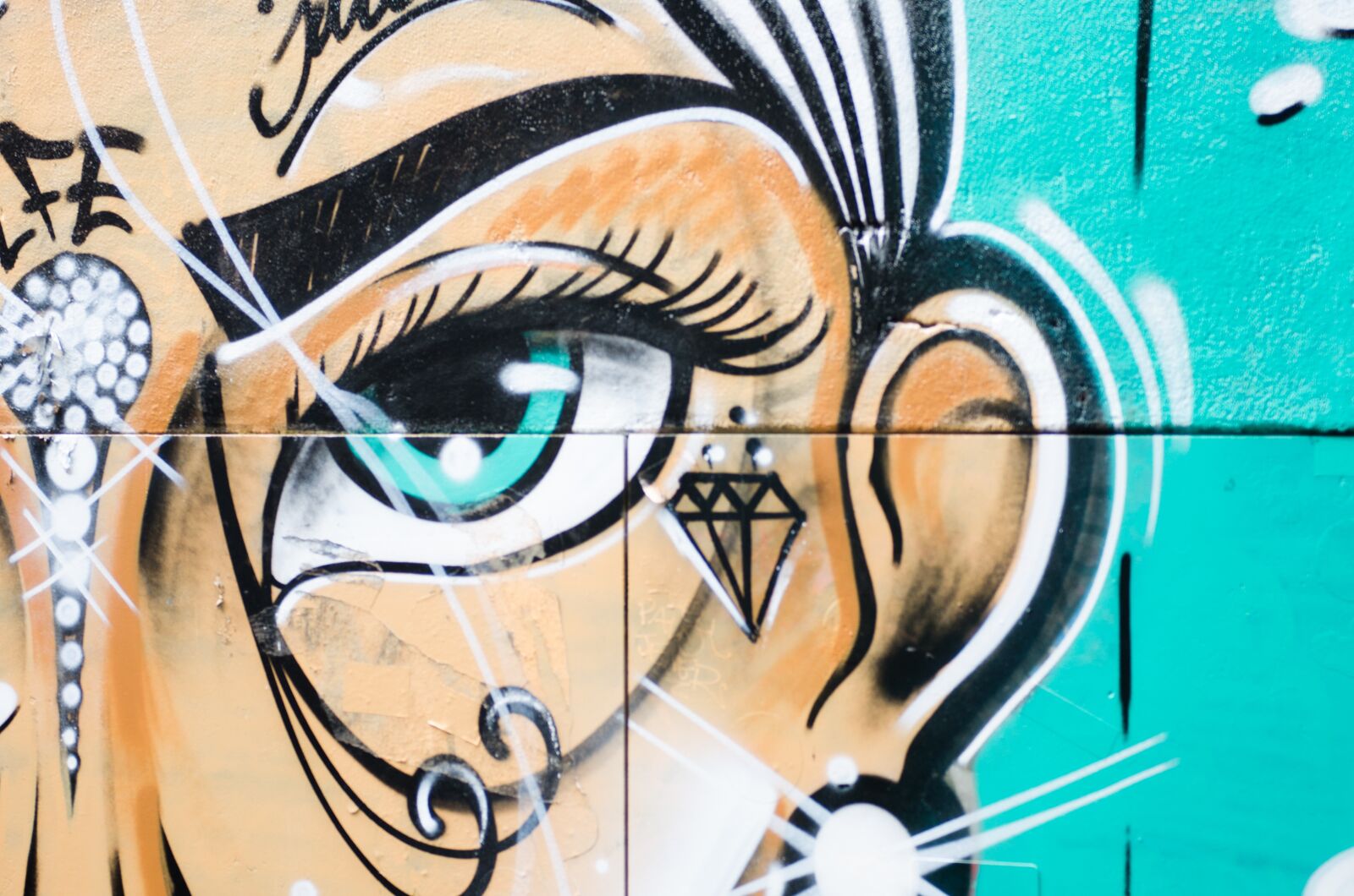 Nikon D7000 sample photo. Street art, graffiti, paint photography