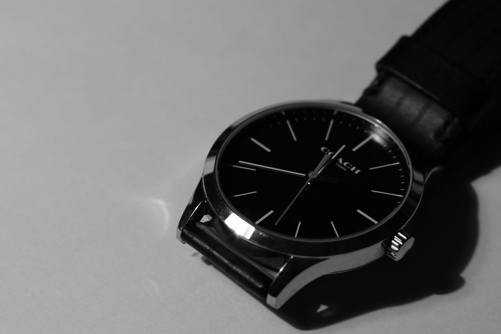 Sony a6000 sample photo. Watch, black and white photography