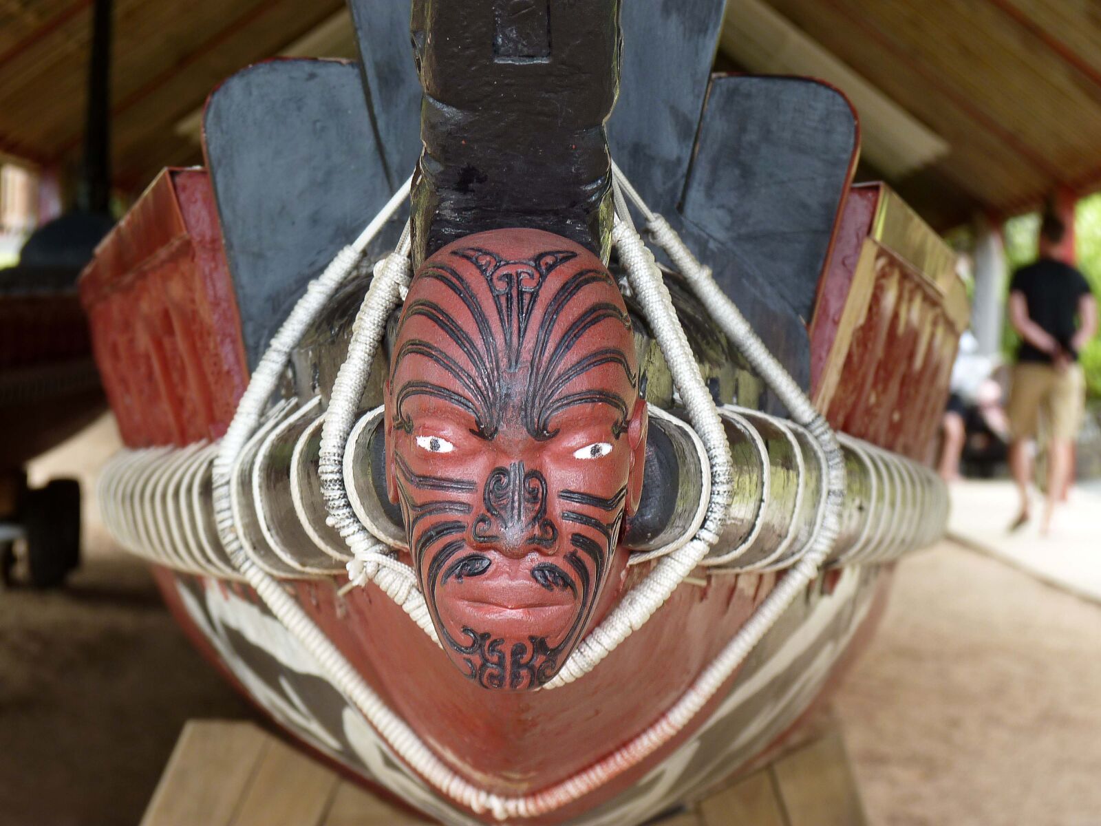 Panasonic Lumix DMC-FZ35 (Lumix DMC-FZ38) sample photo. New zealand, figurehead, maori photography