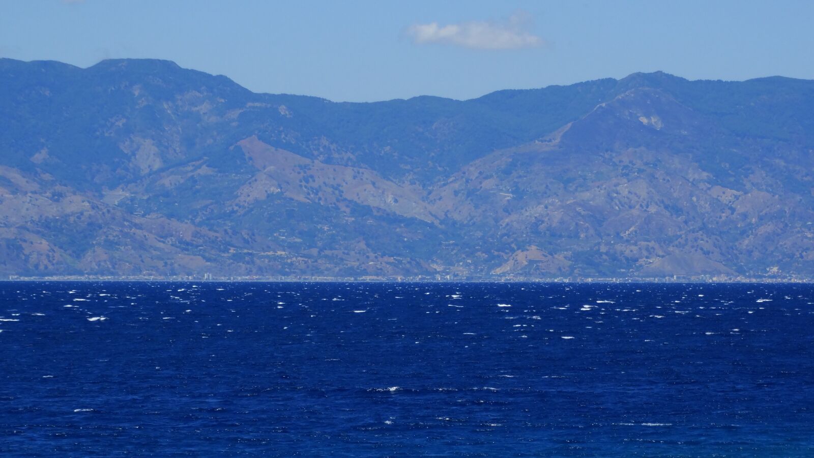 Sony Cyber-shot DSC-HX300 sample photo. Strait of messina, calabria photography