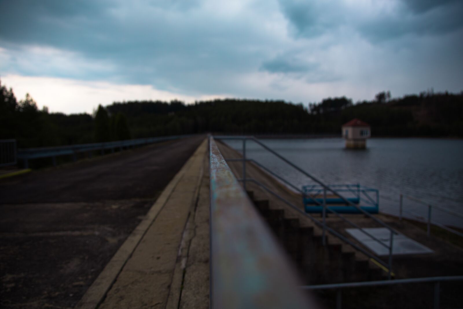 Canon EOS 6D sample photo. Dam, water tank, south photography