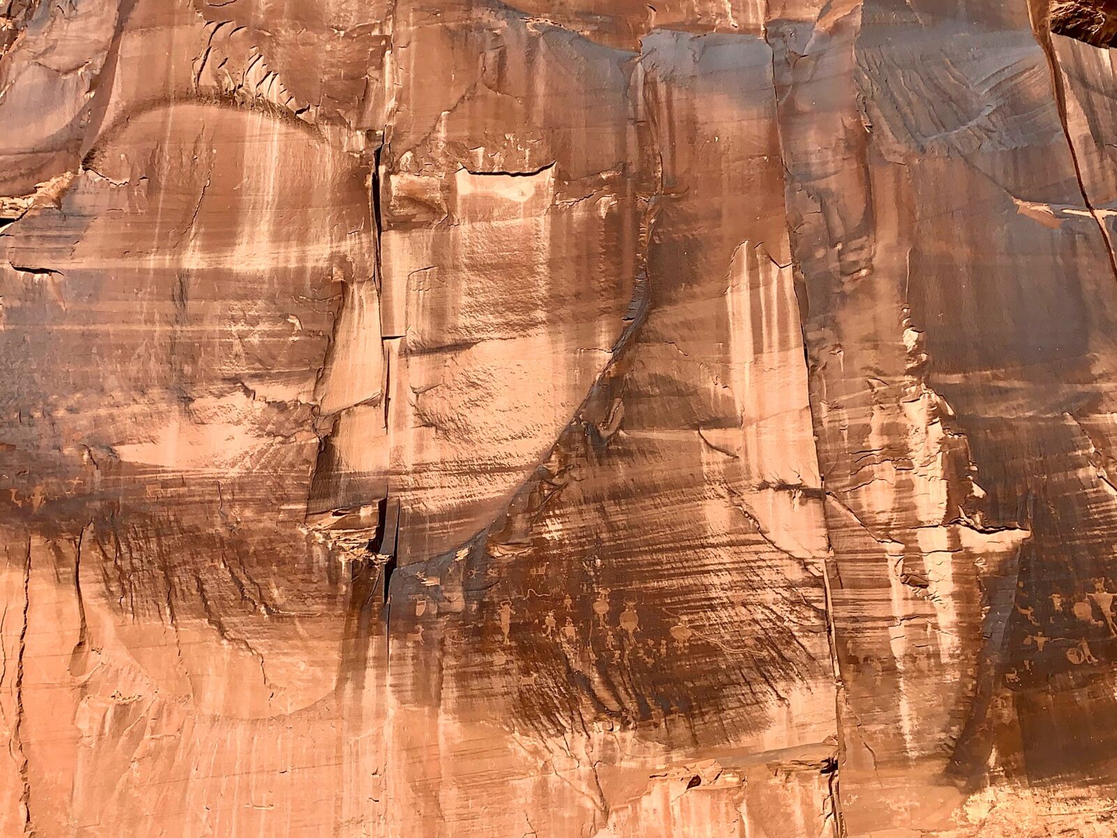 iPhone XS back dual camera 4.25mm f/1.8 sample photo. Utah, moab, pictoglyphs photography
