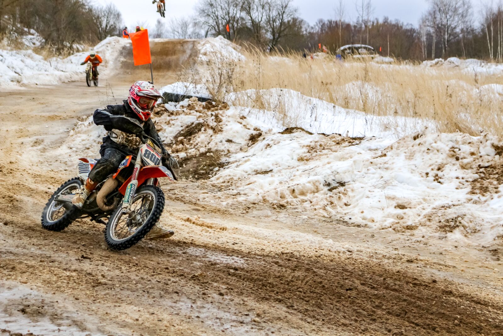 Canon EOS 100D (EOS Rebel SL1 / EOS Kiss X7) sample photo. Motocross, motorcycle, racing photography