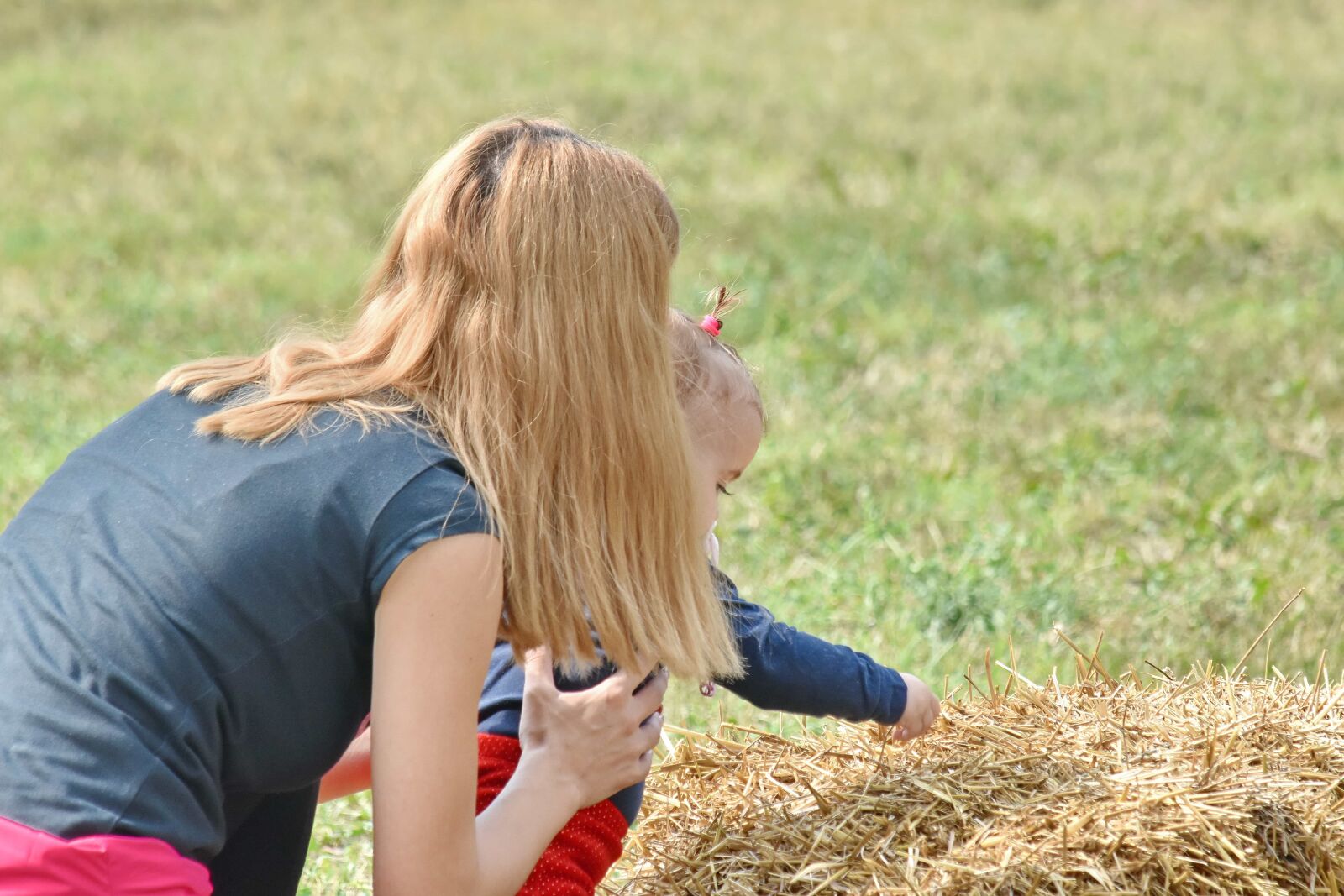 Nikon D5500 sample photo. Baby, cheerful, farmland, gorgeous photography