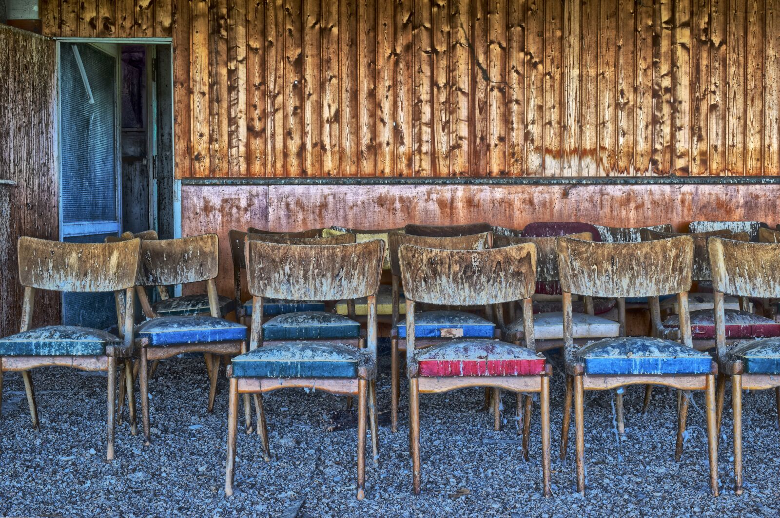 Nikon D3300 sample photo. Lost places, building, chairs photography