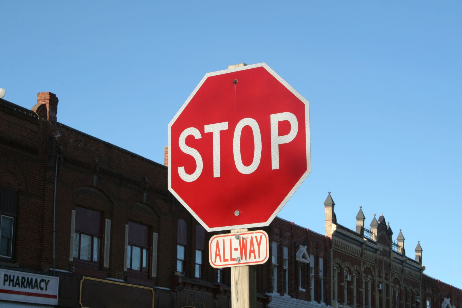 Canon EOS 20D sample photo. Stop sign, city, town photography
