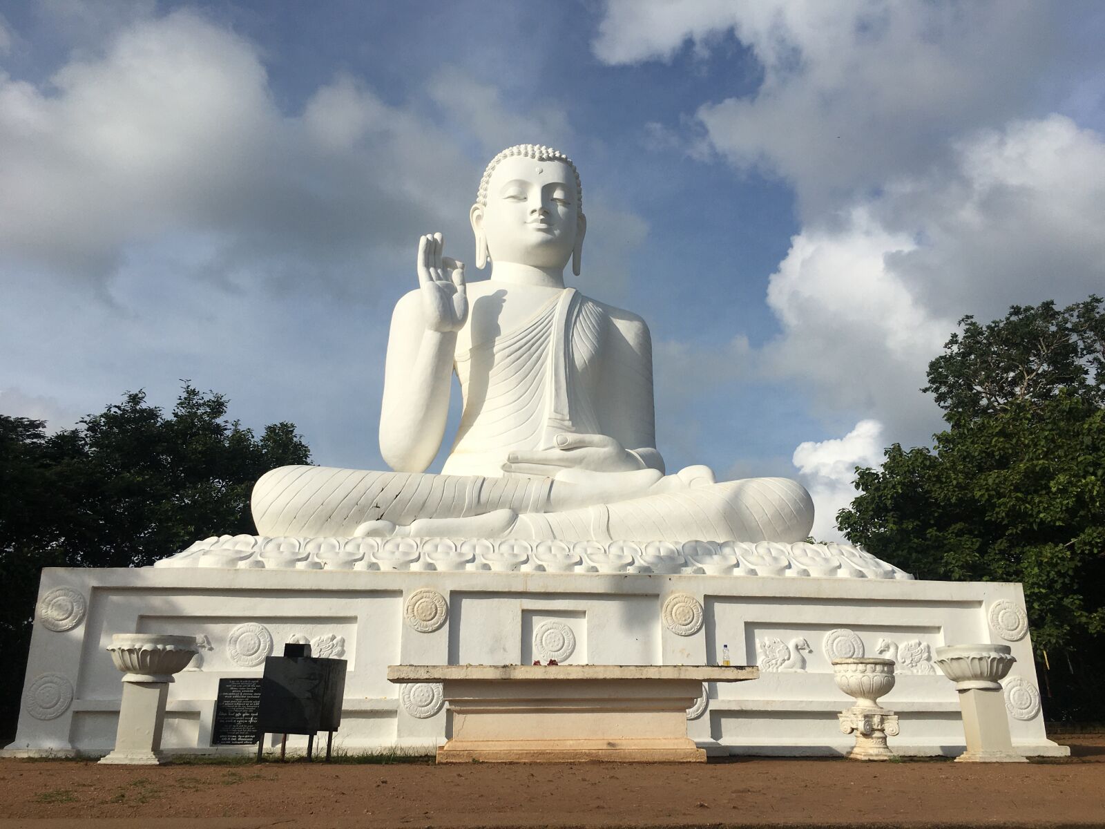 Apple iPhone 6s sample photo. Buddha, sri lanka, white photography