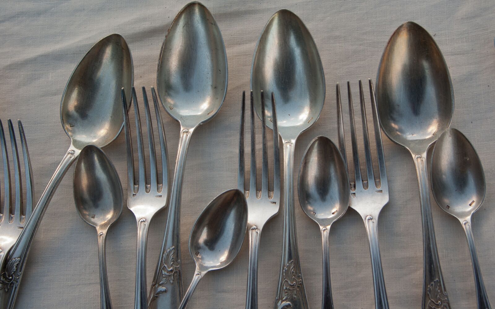 Pentax K10D sample photo. Forks, spoons, silverware photography