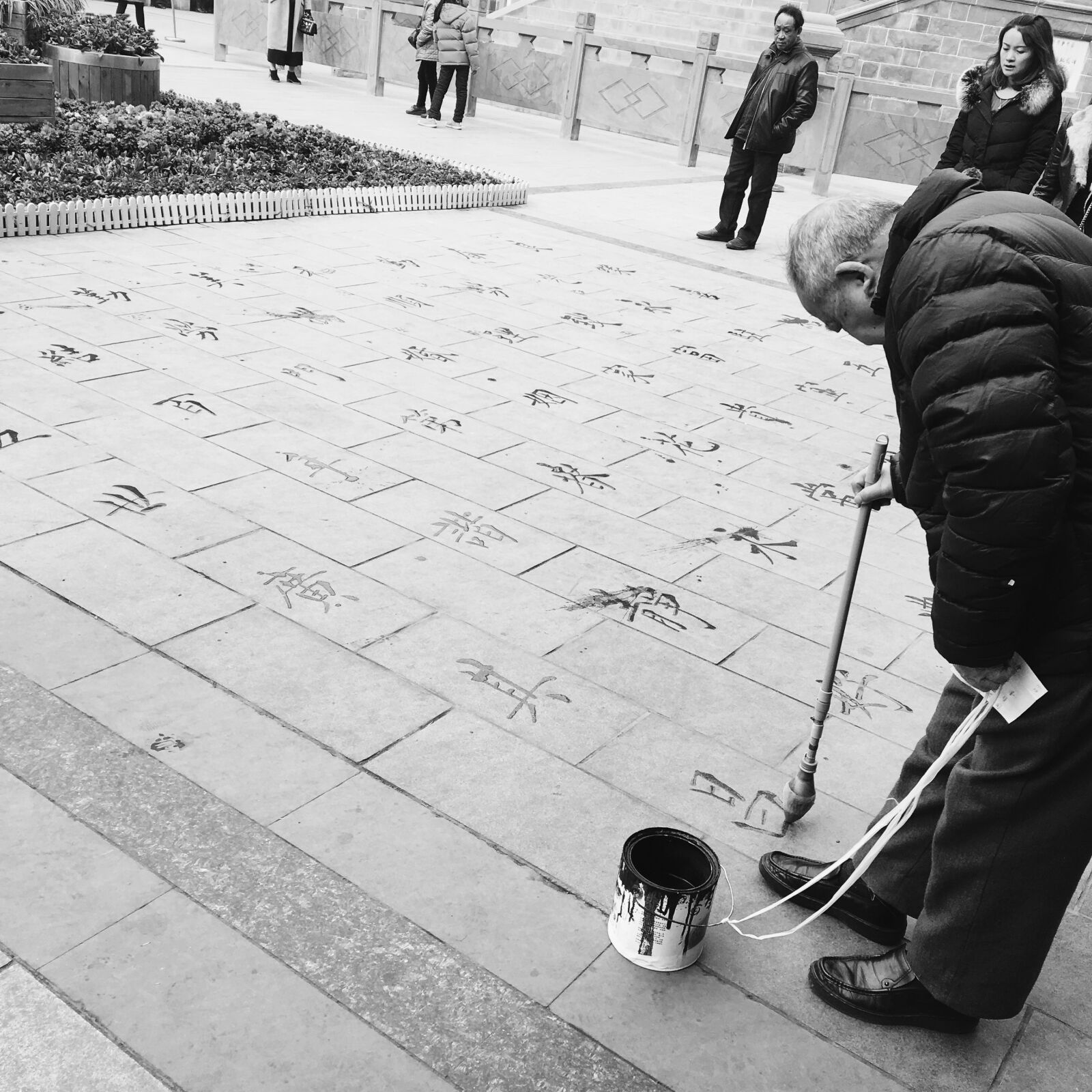 Apple iPhone 6s sample photo. The old man, calligraphy photography