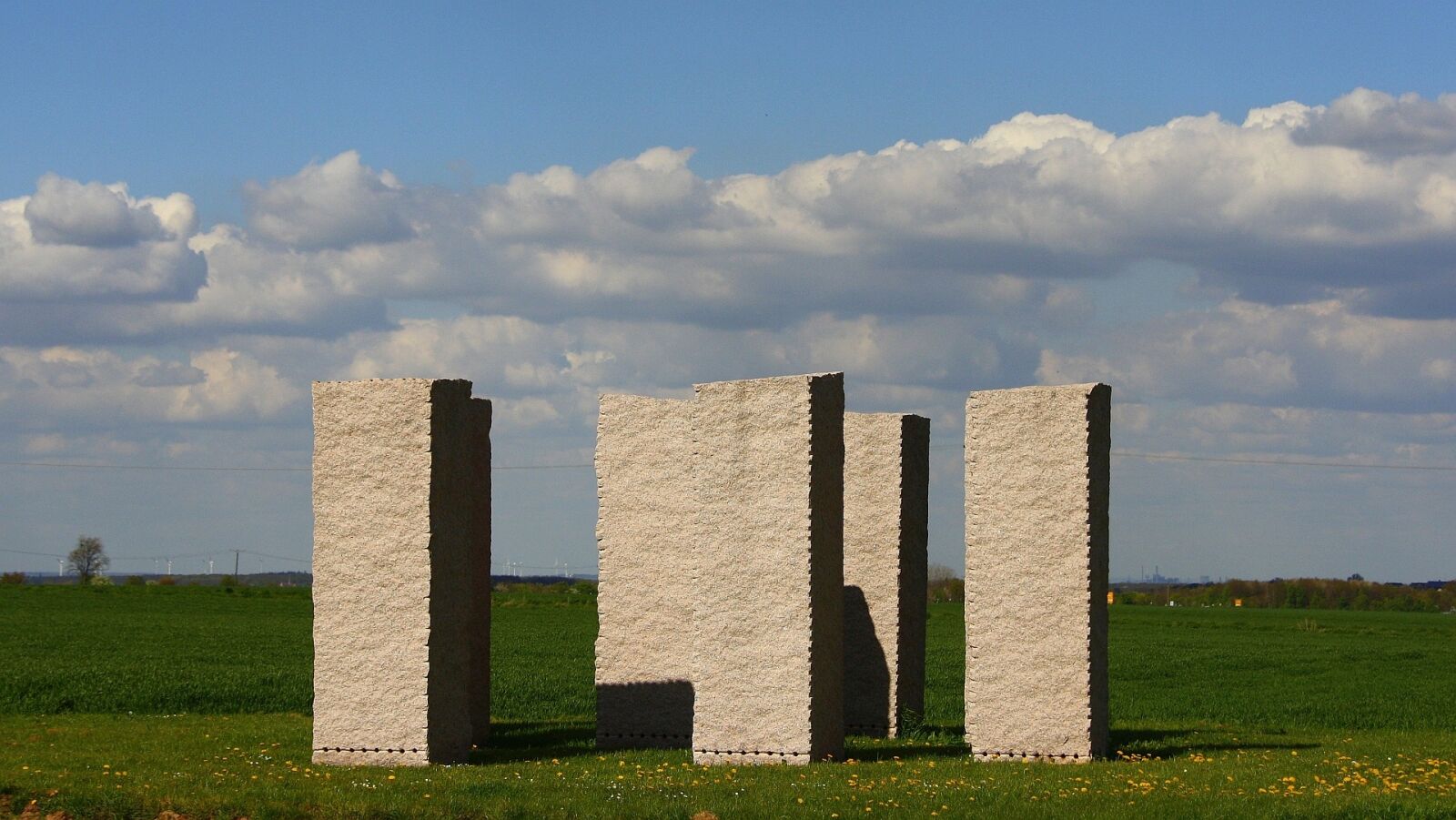 Canon EOS 1000D (EOS Digital Rebel XS / EOS Kiss F) sample photo. Sculptures in the field photography