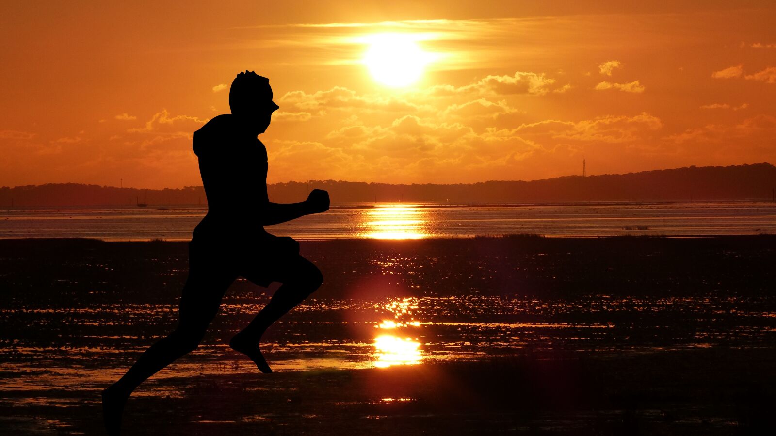 Panasonic Lumix DMC-FZ200 sample photo. Sunset, beach, joging photography