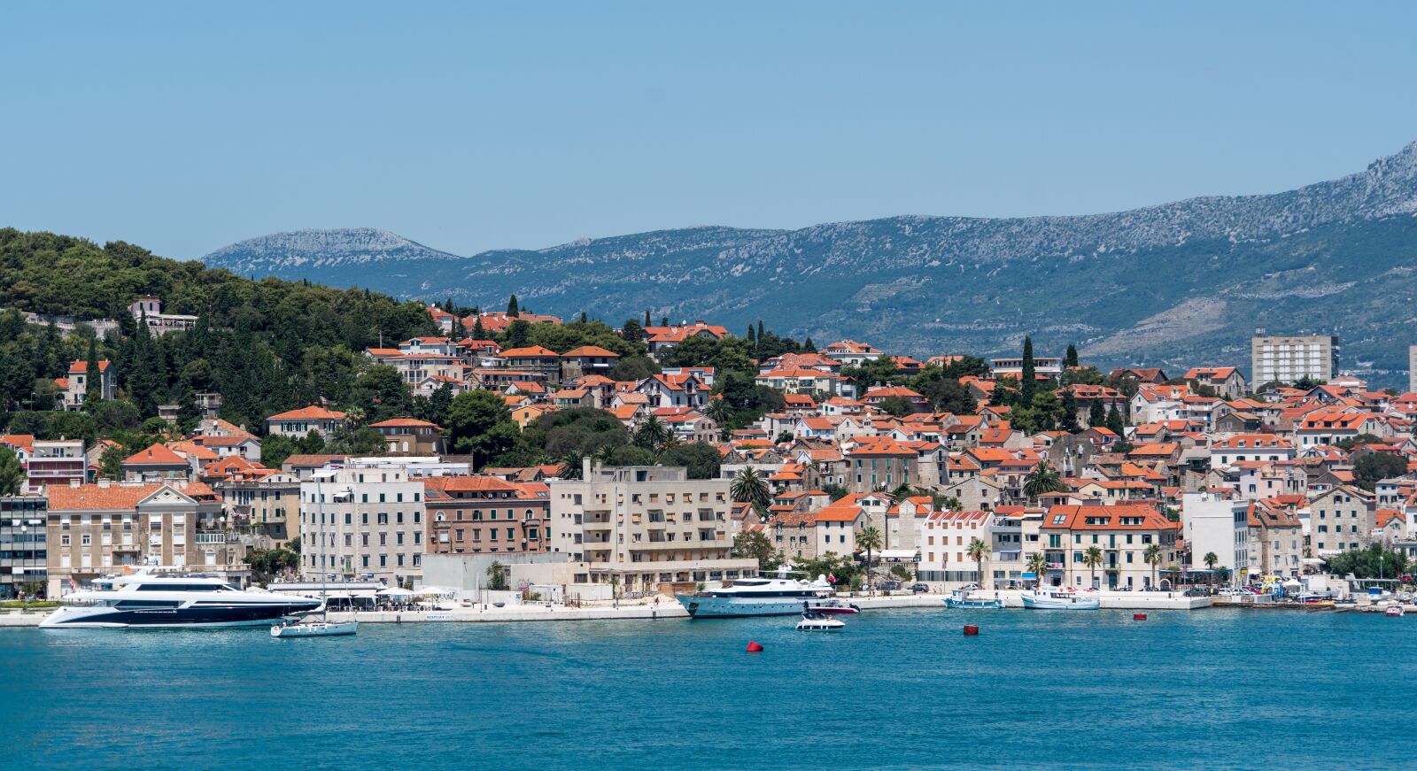 Sony a7R II + Sony FE 24-240mm F3.5-6.3 OSS sample photo. Split, croatia, shore photography