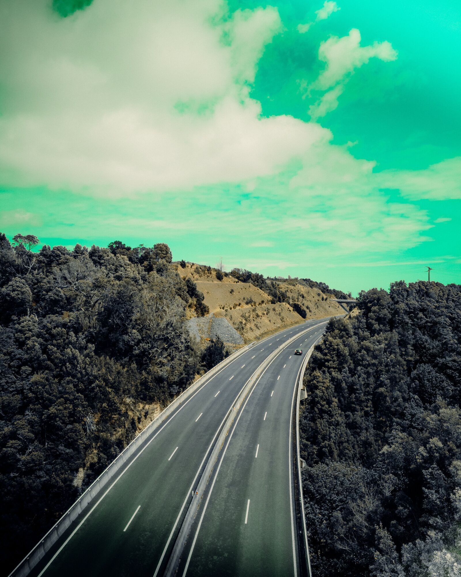 HUAWEI P20 sample photo. Road, highway, three photography