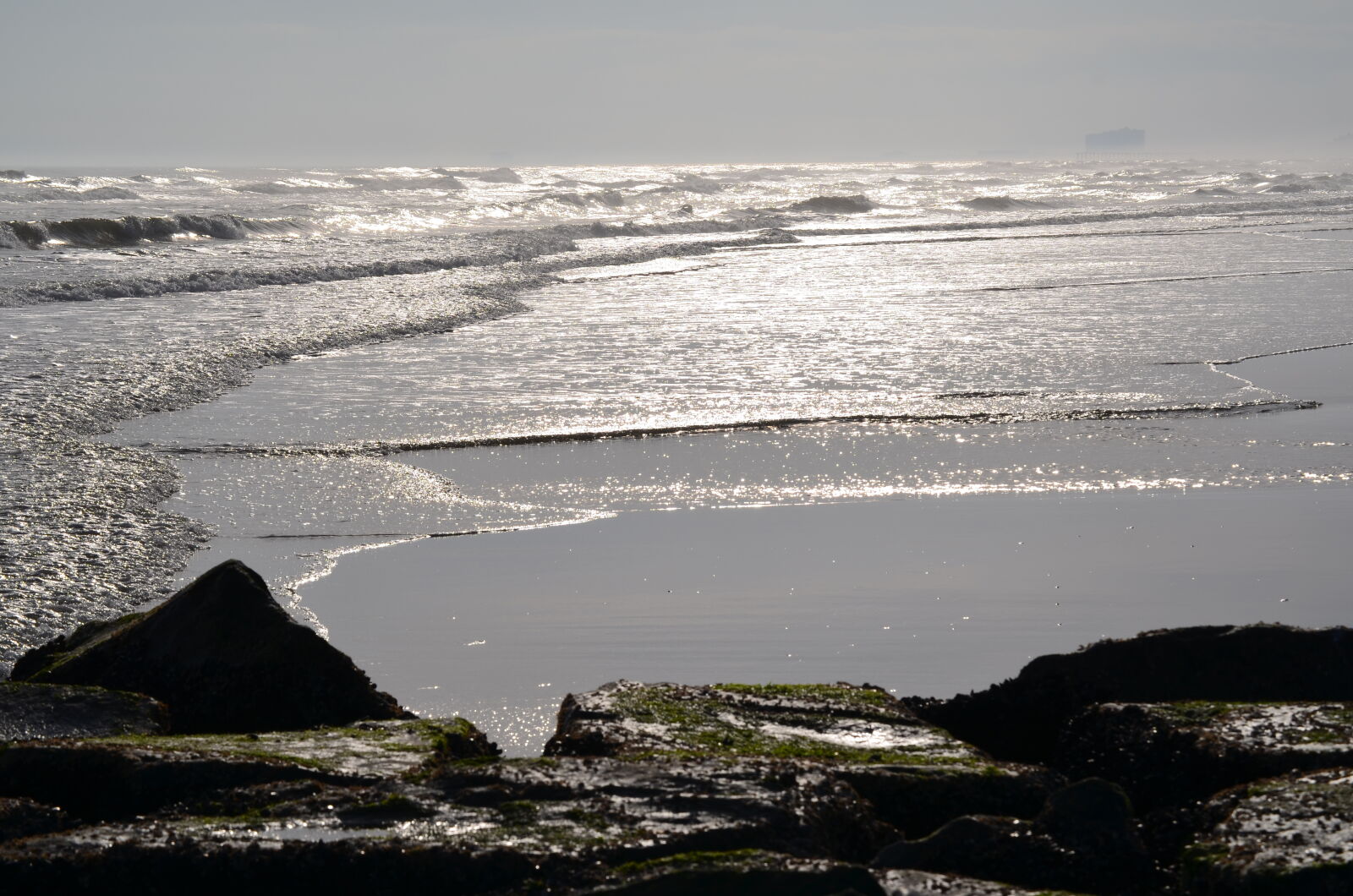 Nikon AF-S DX Nikkor 55-200mm F4-5.6G ED sample photo. Beach, clear, dune, ocean photography