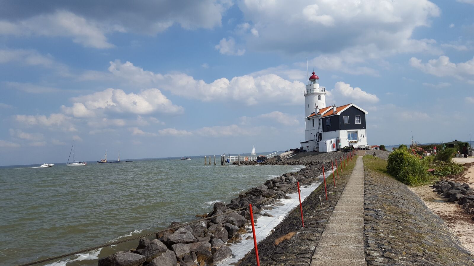 Samsung GALAXY S6 edge sample photo. Lighthouse, sea, holland photography