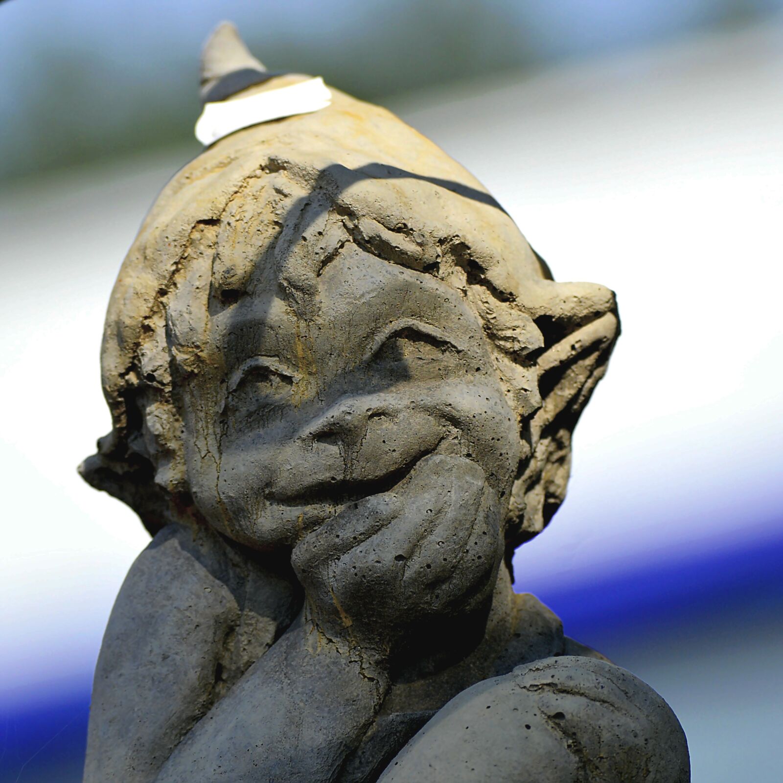Nikon D3200 sample photo. Stone figure, cute, sweet photography