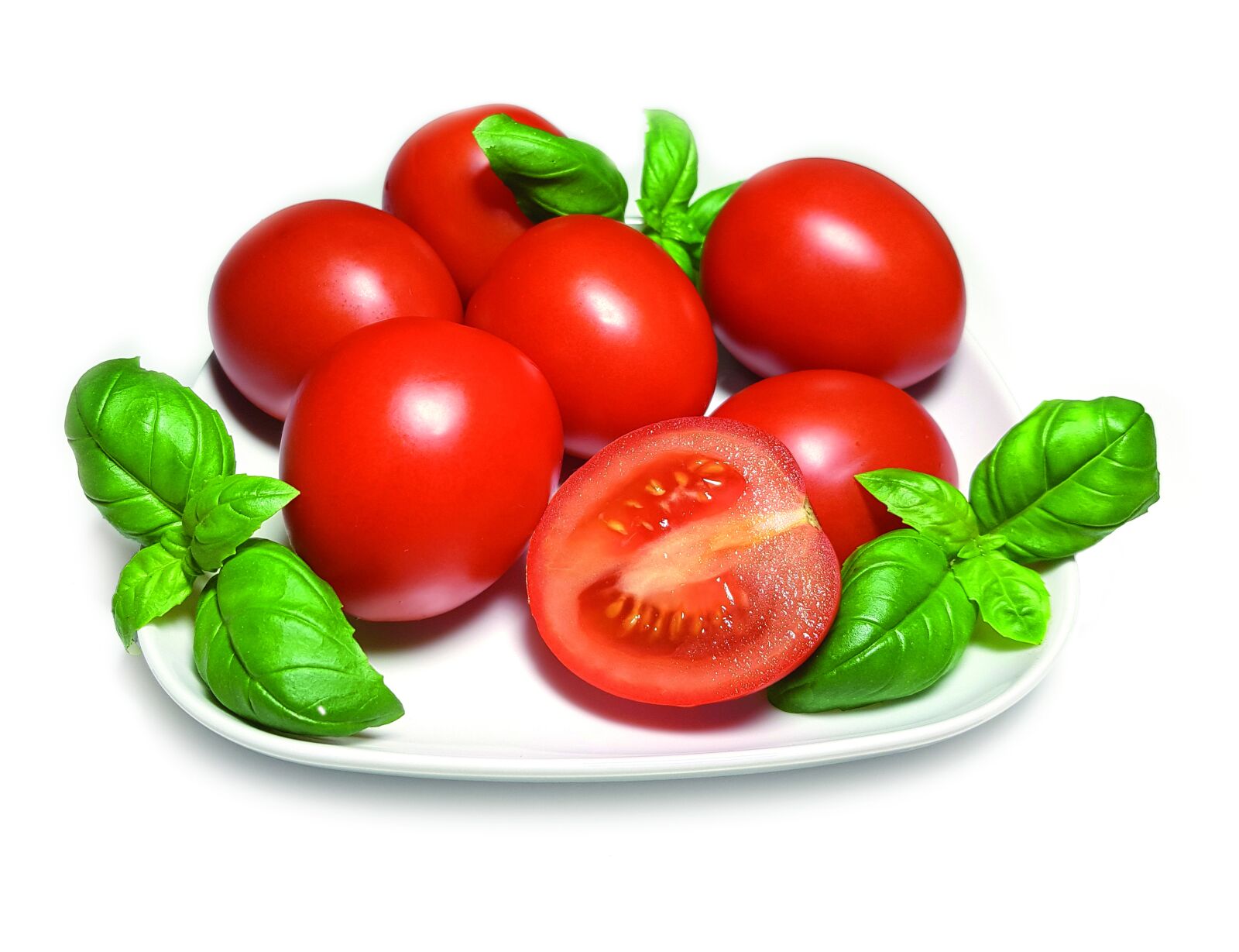 Samsung Galaxy S8 sample photo. Tomato, red, basil photography