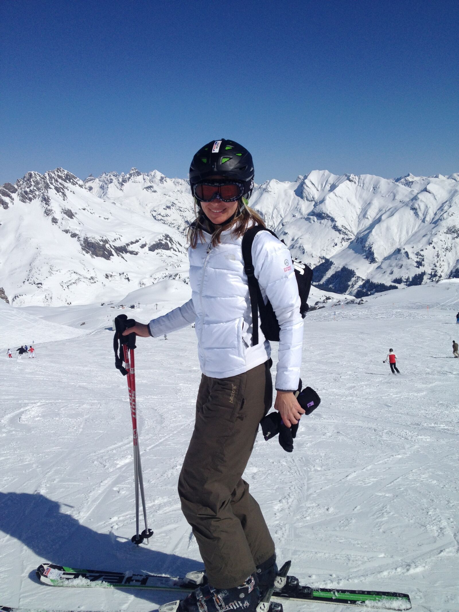 Apple iPhone 4S sample photo. Skiing, helmet, sport photography