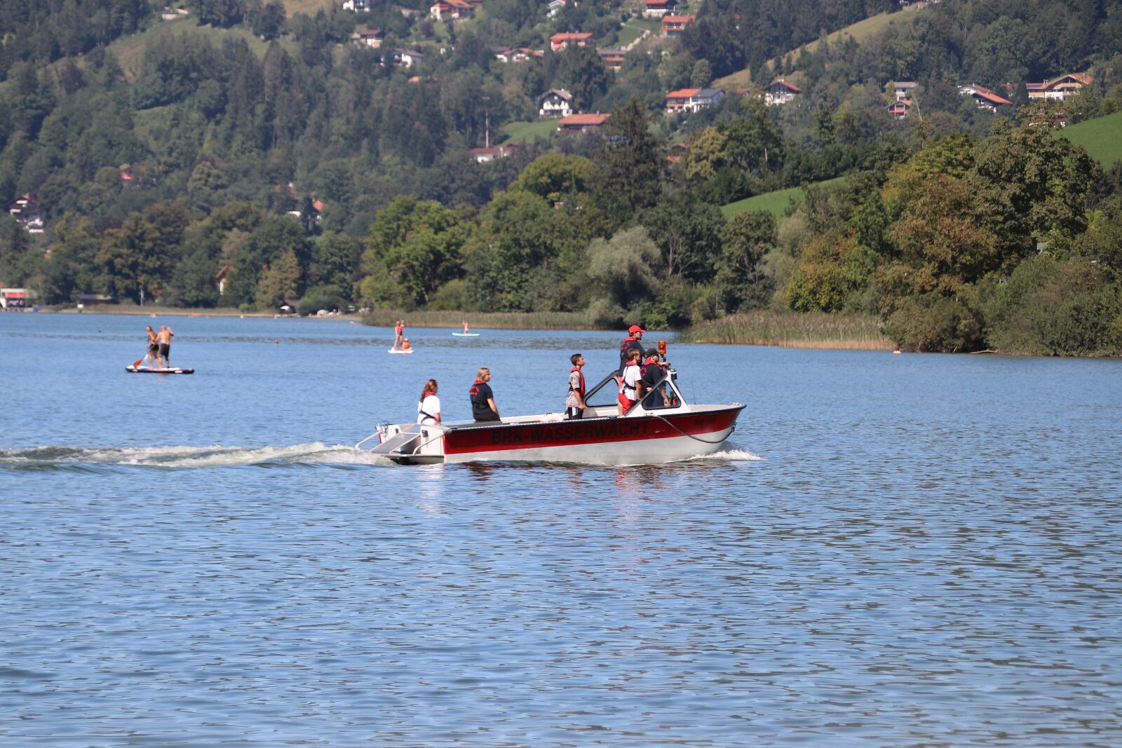 Canon EOS 80D sample photo. Boat, lake, rescue photography