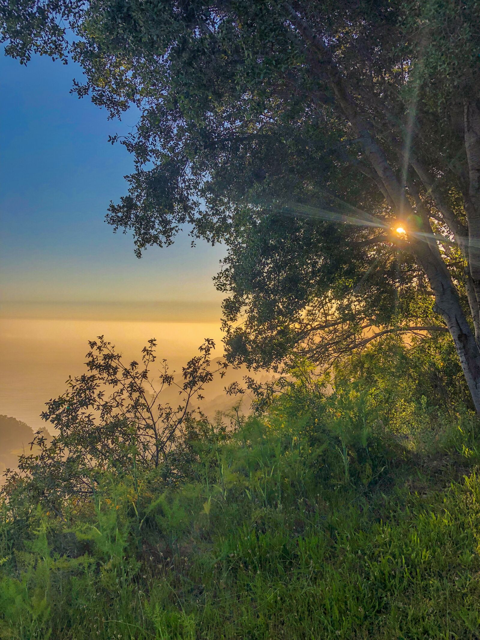 Apple iPhone X sample photo. Sunset, big sur, monastery photography