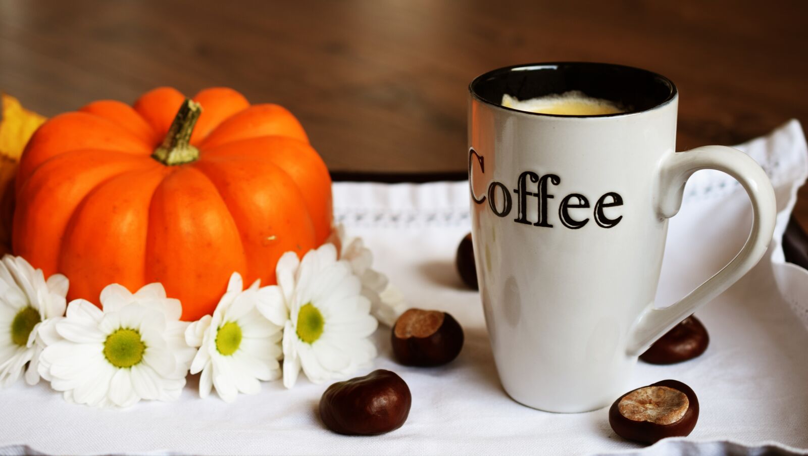 Nikon D5300 sample photo. Autumn, coffee, pumpkin photography