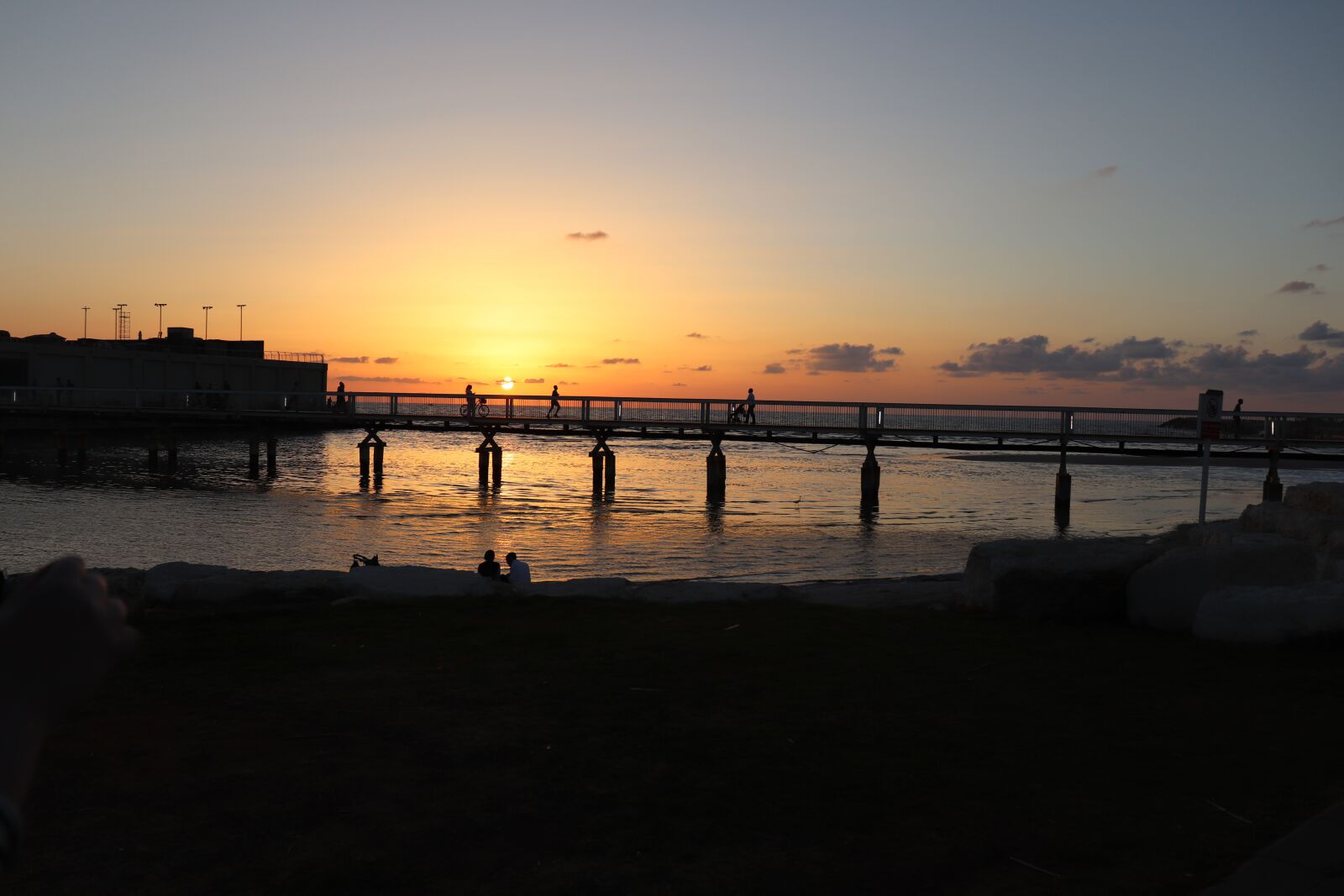 Canon EOS 77D (EOS 9000D / EOS 770D) sample photo. Sea, sunset, bridge photography