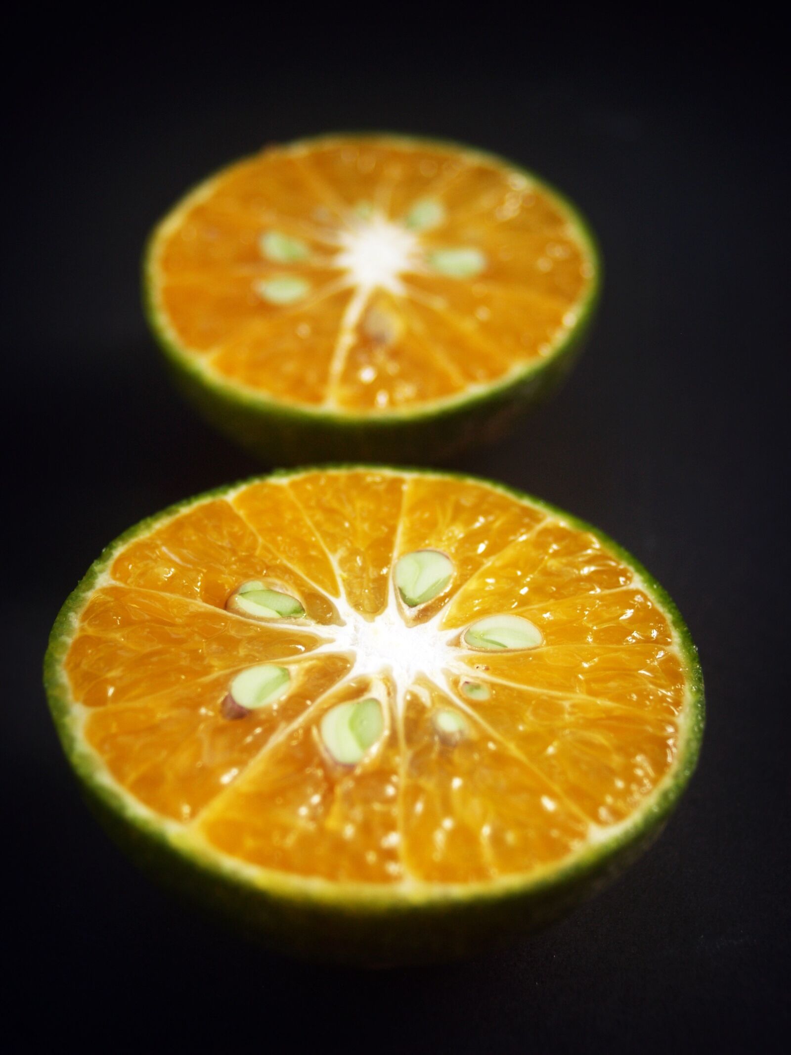 Olympus E-300 (EVOLT E-300) sample photo. Orange, fruit, slice photography