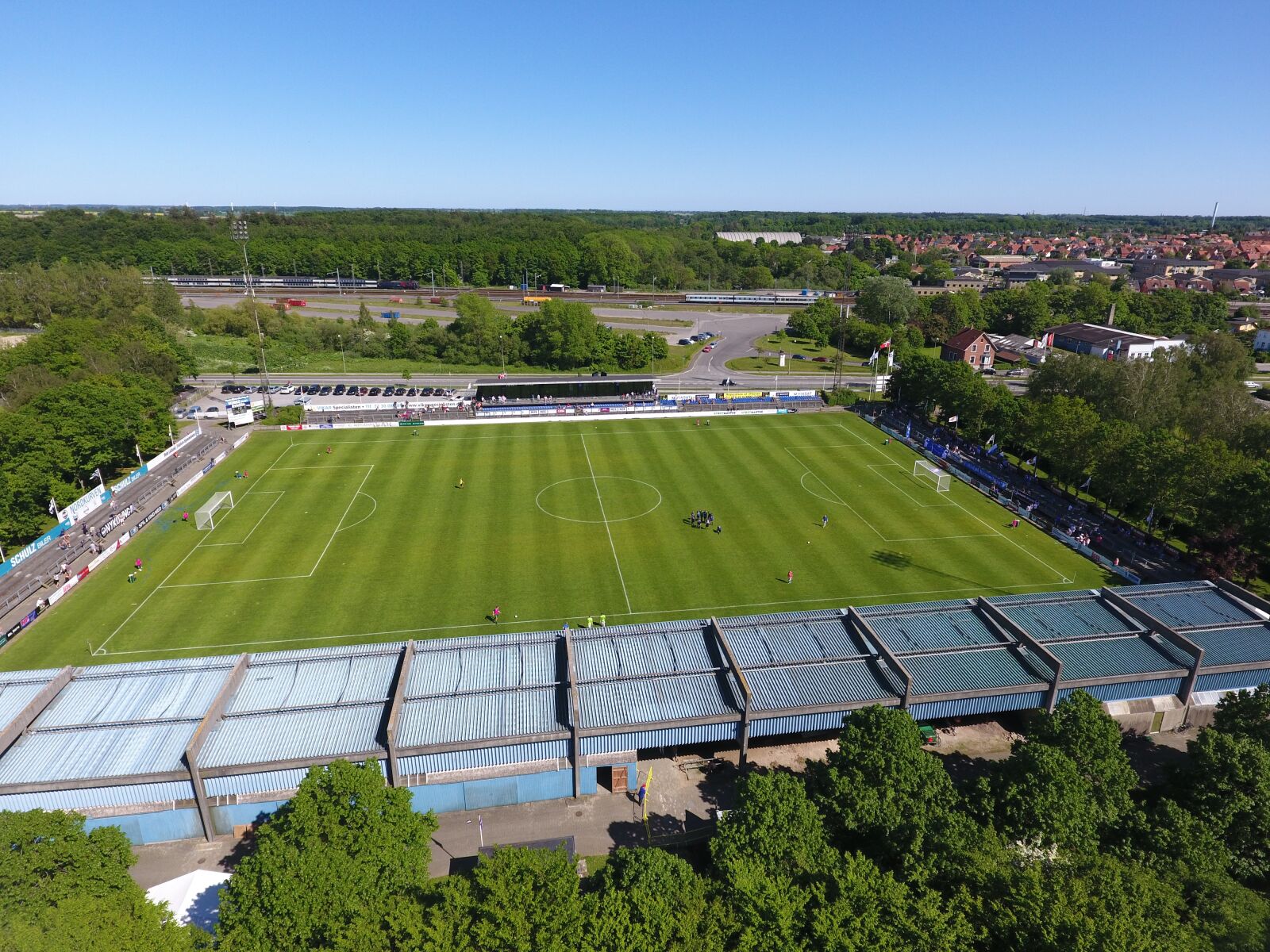DJI FC330 sample photo. Nykøbing fc, stadium, 1 photography