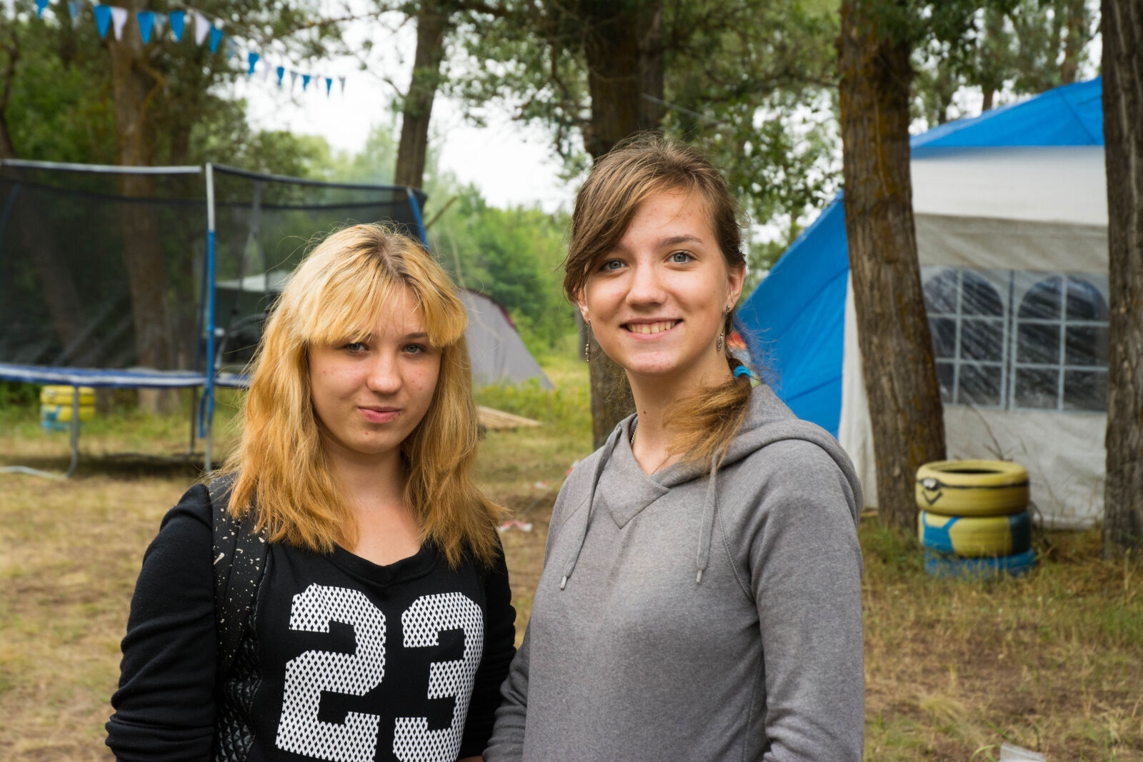 Nikon D7100 sample photo. Camp, dip, forest, pine photography
