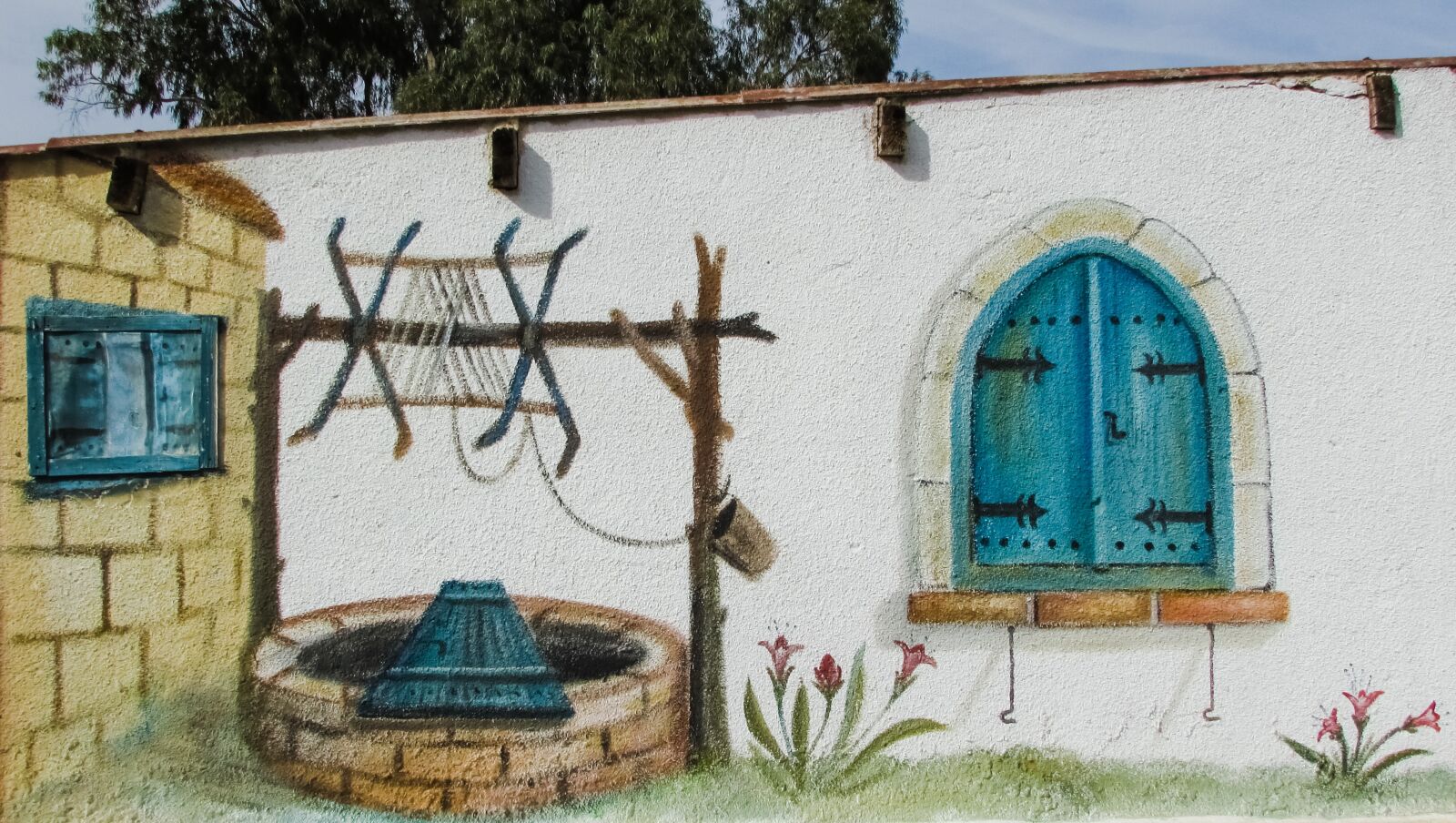 Canon PowerShot SX400 IS sample photo. Wall painting, graffiti, traditional photography