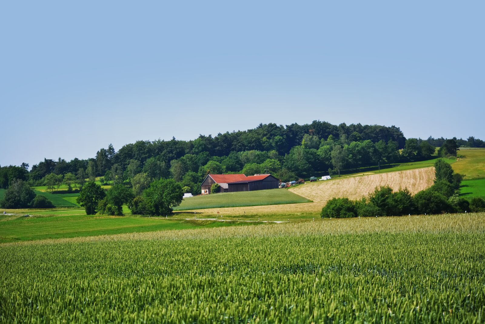 Nikon D5200 sample photo. Fields, horizon, village photography