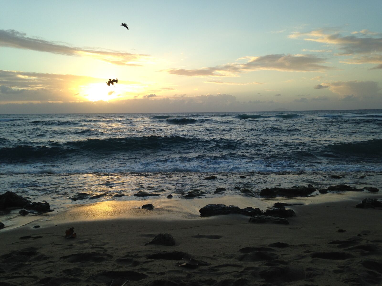 iPhone 5c back camera 4.12mm f/2.4 sample photo. Beach, puerto rico, clouds photography