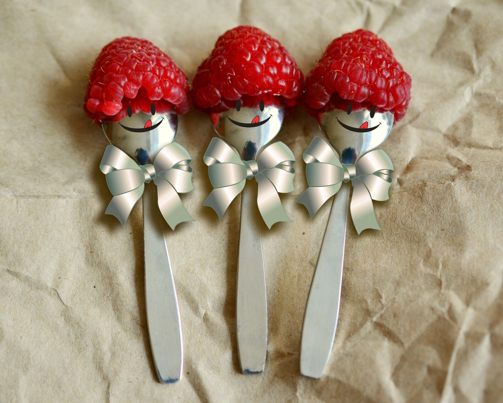 Nikon D5200 sample photo. Raspberries, fruit, spoon photography