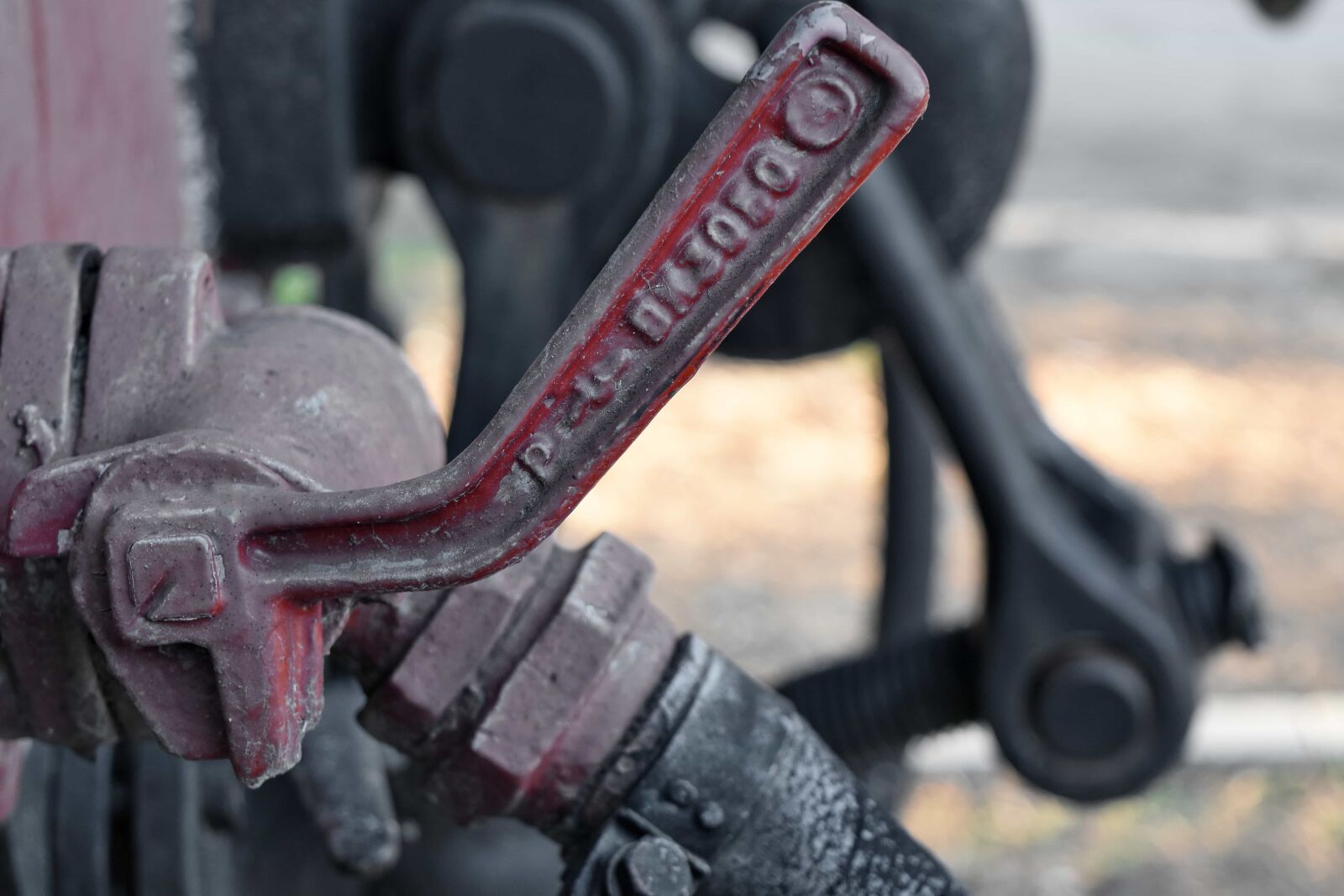 Nikon D5500 sample photo. Cast iron, locomotive, device photography