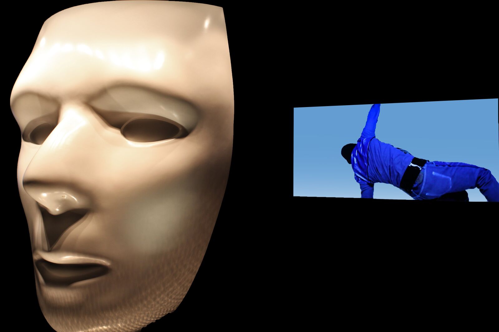 Canon EOS 5D Mark II sample photo. Escape, concept, mask photography