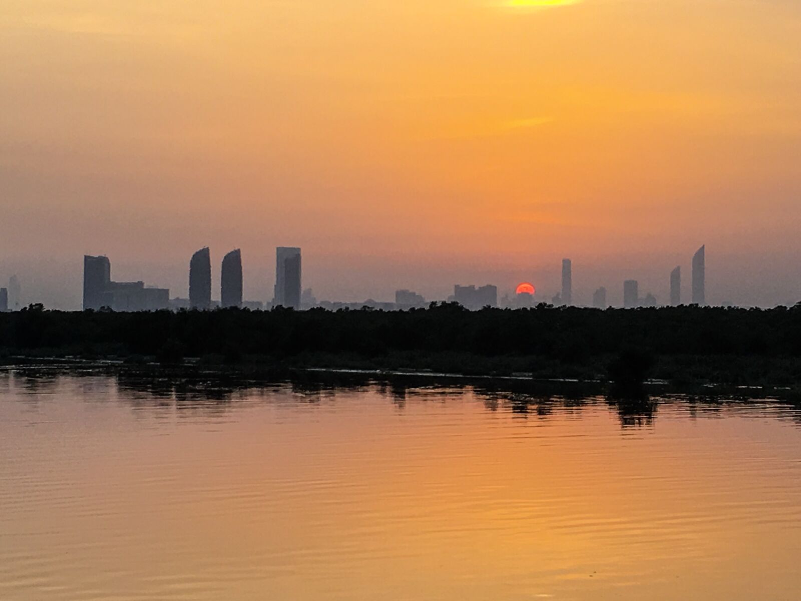 Apple iPhone 6s sample photo. Abu, dhabi, sunset photography