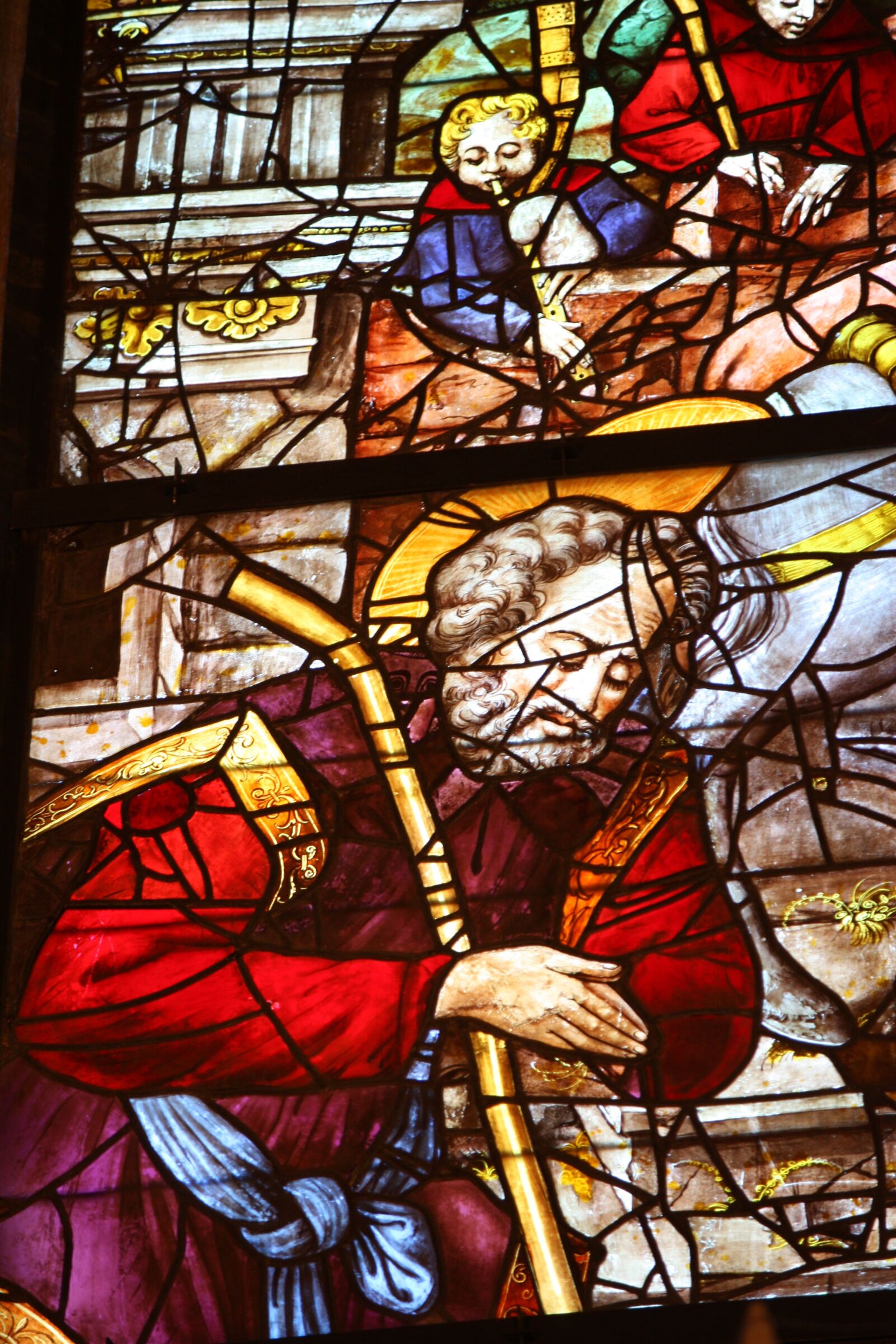 Canon EOS 450D (EOS Rebel XSi / EOS Kiss X2) sample photo. Stained glass window, santo photography