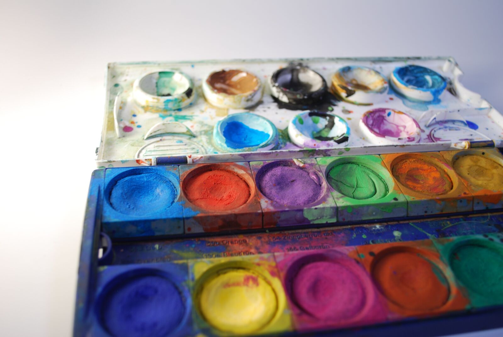 Nikon D60 sample photo. Color, background, brush photography